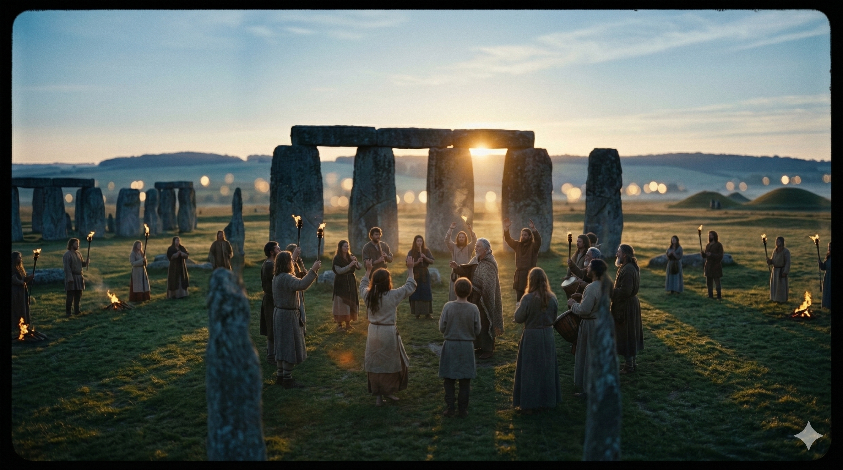 Stonehenge under the stars
